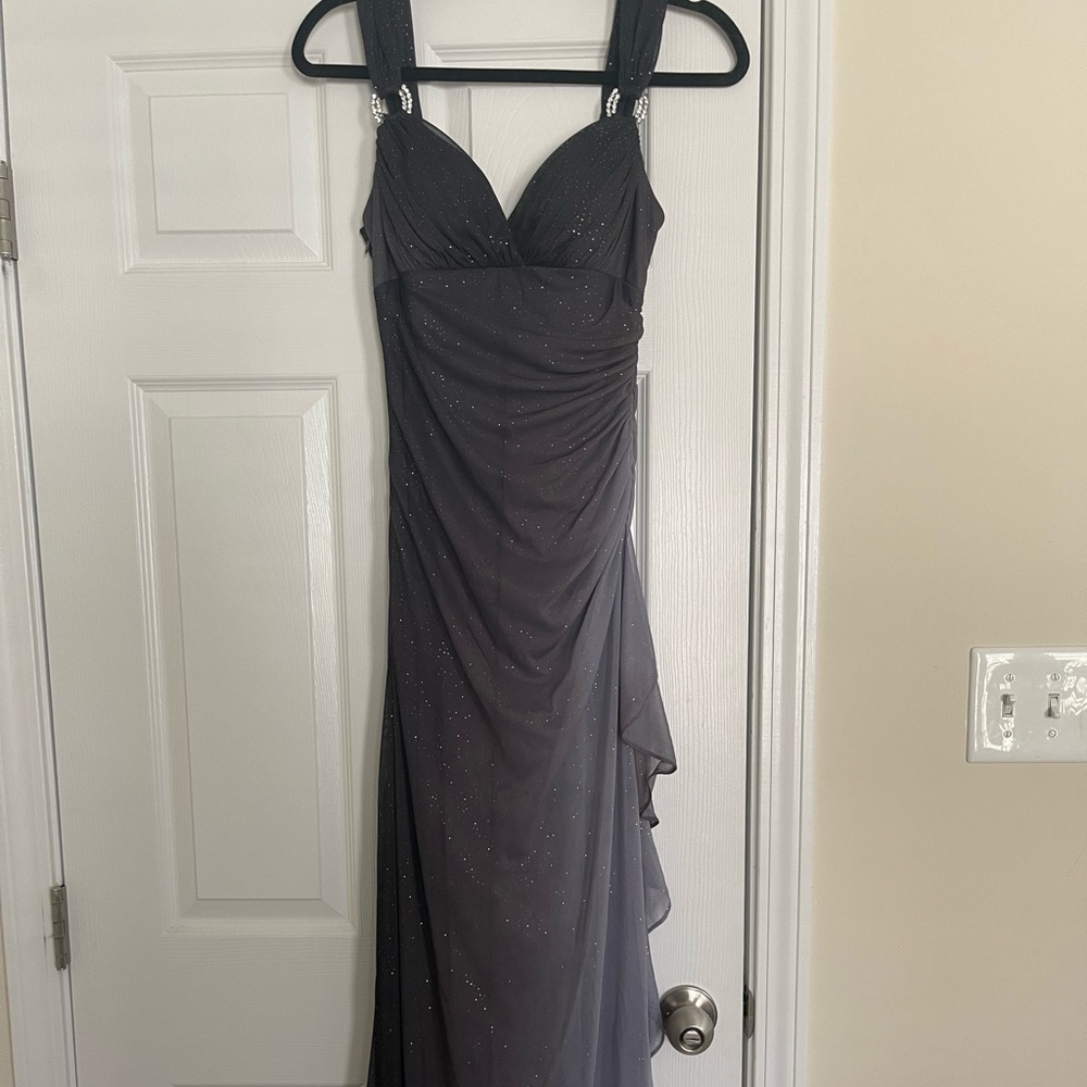 Betsy & Adam Ombré Prom Dress